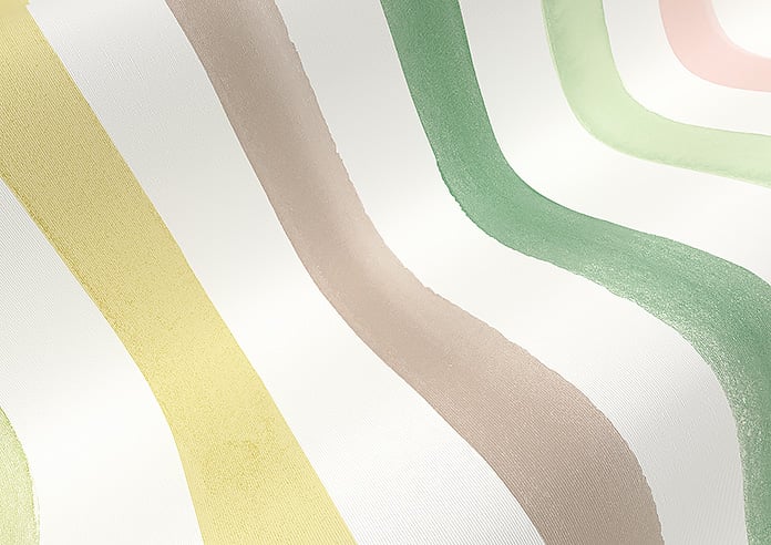 Bluebellgray Watercolour Stripe, Tetbury - Roller Blind - Image 4